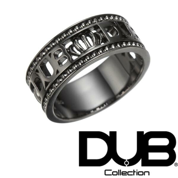 再入荷なし　即納 DUB ジュエリー リング 221-1 (BK) シルバー アクセサリー メンズ レディース ダブジュエリー ダブコレクション 指輪 CanCam キャンキャン Scawaii S