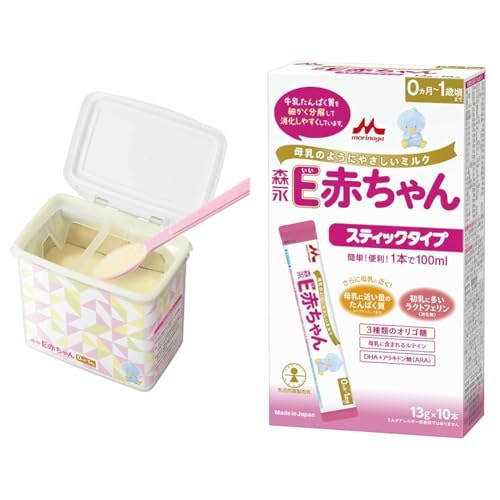 ギフト用セット】森永 乳児用粉ミルク 鋭かっ E赤ちゃん エコらくパックはじめてセット