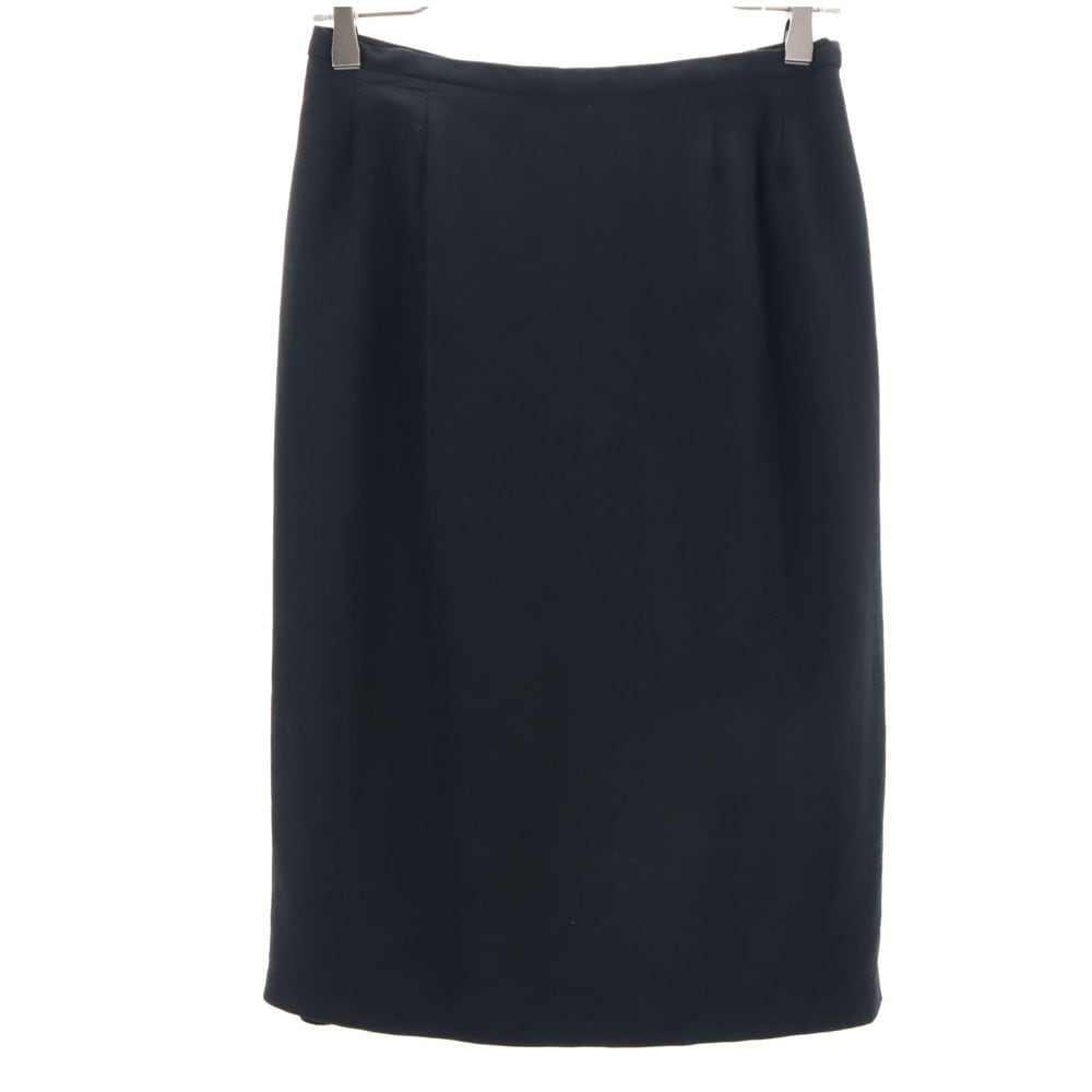 イタリア製 ミディ丈 タイトスカート 40 ブラック レディース