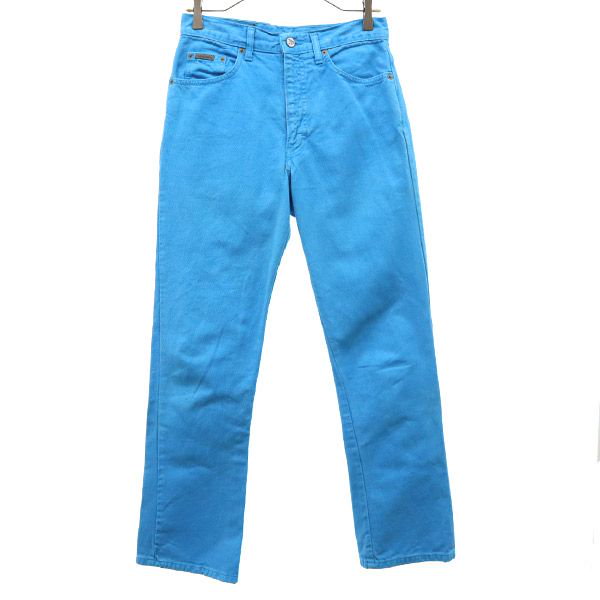 90's USA製 カルバンクライン デニムパンツ 濃紺 センタープレス [Calvin Klein] - レディース 渋谷古着屋 通販  mericca Webストア