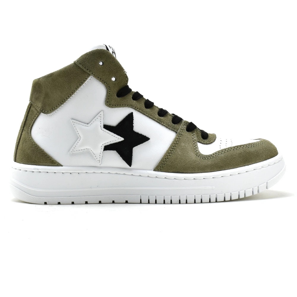 2STAR ツースター スニーカー メンズ ハイカットスニーカー レザー スエード ホワイト トープ 3734-226 29,800円