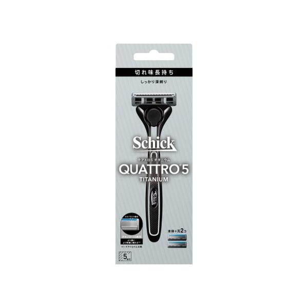 10個セット/クアトロ５チタニウム ホルダー（刃付き＋替刃１コ）[シック・ジャパン]