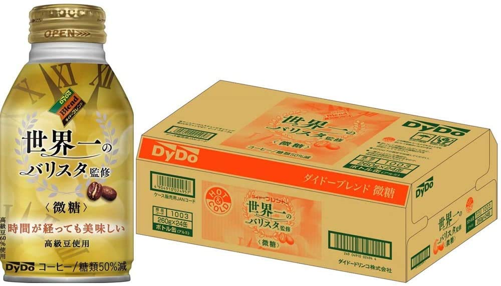【セット商品】【2cs】ダイドーブレンド 微糖 世界一のバリスタ 缶 ×48缶 5,538円
