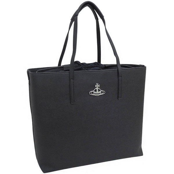 ヴィヴィアンウエストウッド バッグ レディース ショルダーバッグ トートバッグ ブラック POLLY DRAWSTRING TOTE 42040055S000BN401 VIVIENNE WESTWO