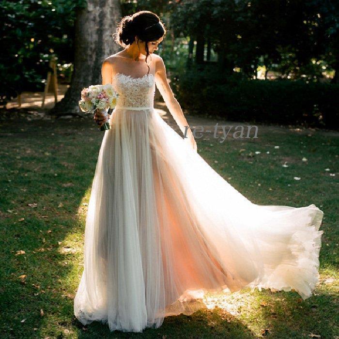 ウェディングドレス 白エンパイア ロングドレス 演奏会/お嫁さん/発表会/花嫁 ビーチフォート 海外挙式 ドレス パーティードレス 撮影/発表会 旅行シンプル-727