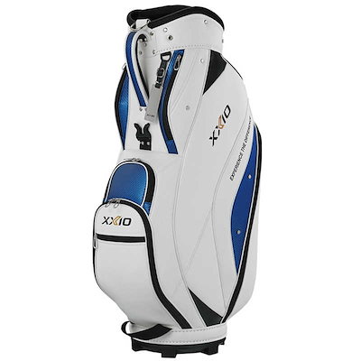 他サイト： ダンロップ(ゼクシオ)　キャディバッグ 軽量 (9.5型/ホワイト)　GGC-X161の商品画像