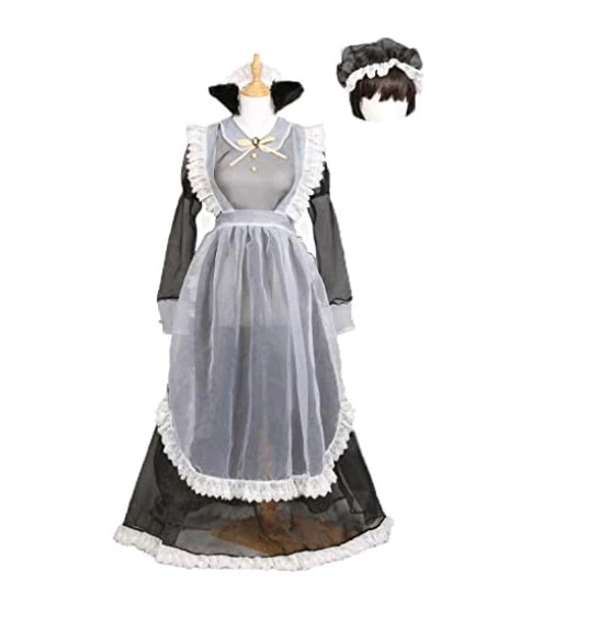 コスプレコスチュームコスチュームシースルーメイドコスチュームコスプレパーティーイベントコスチューム（ 11,700円