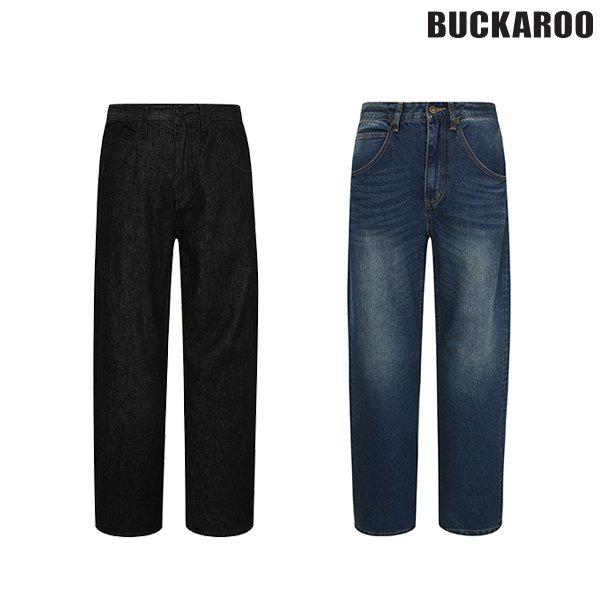 [驪州店] 男性 裁断ディテール ストレート デニム パンツ ジーンズ(B245DP127P)