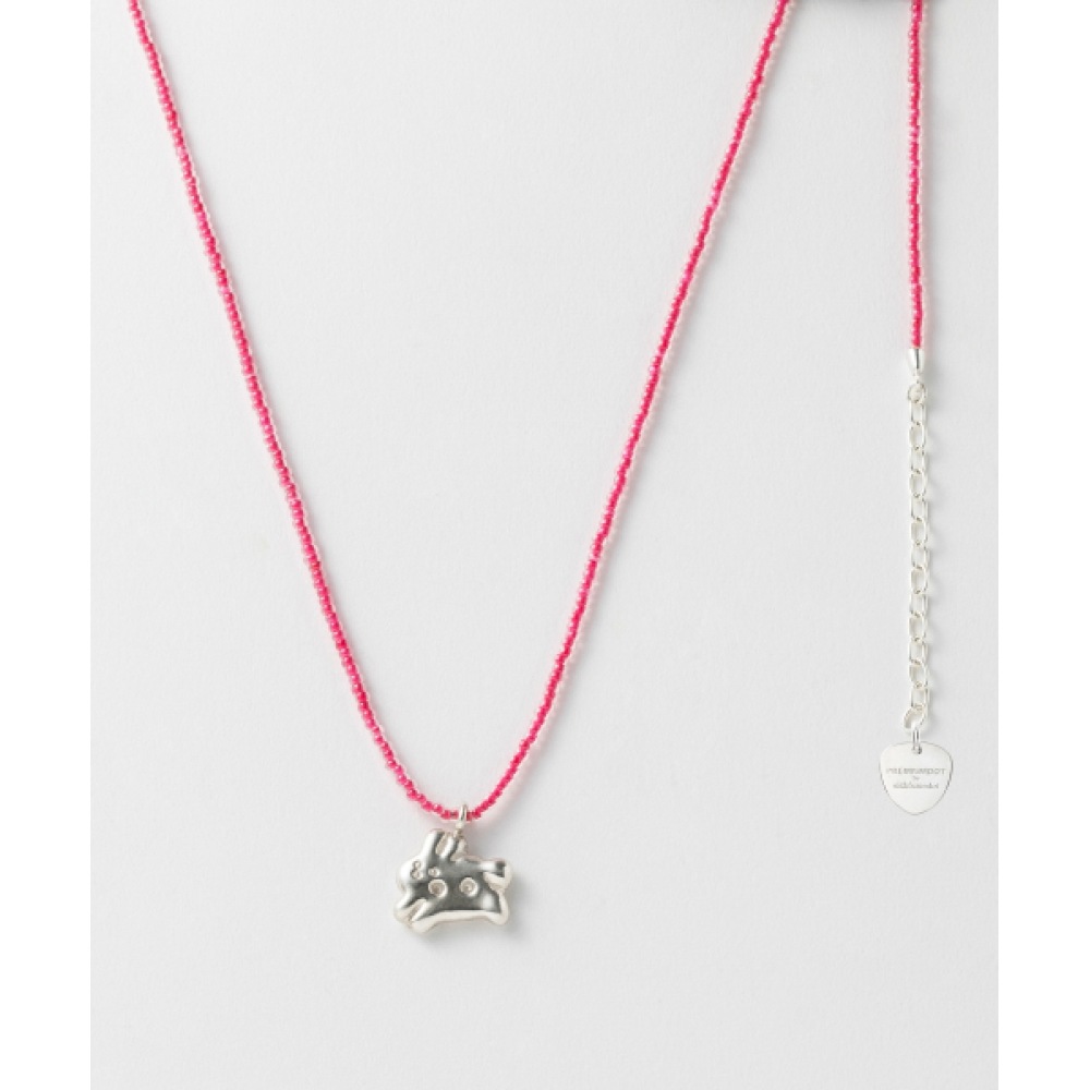 SICKFUMEDOT 12ストライプクッキー ネックレス - パープル & ピンク (54カラー) Small