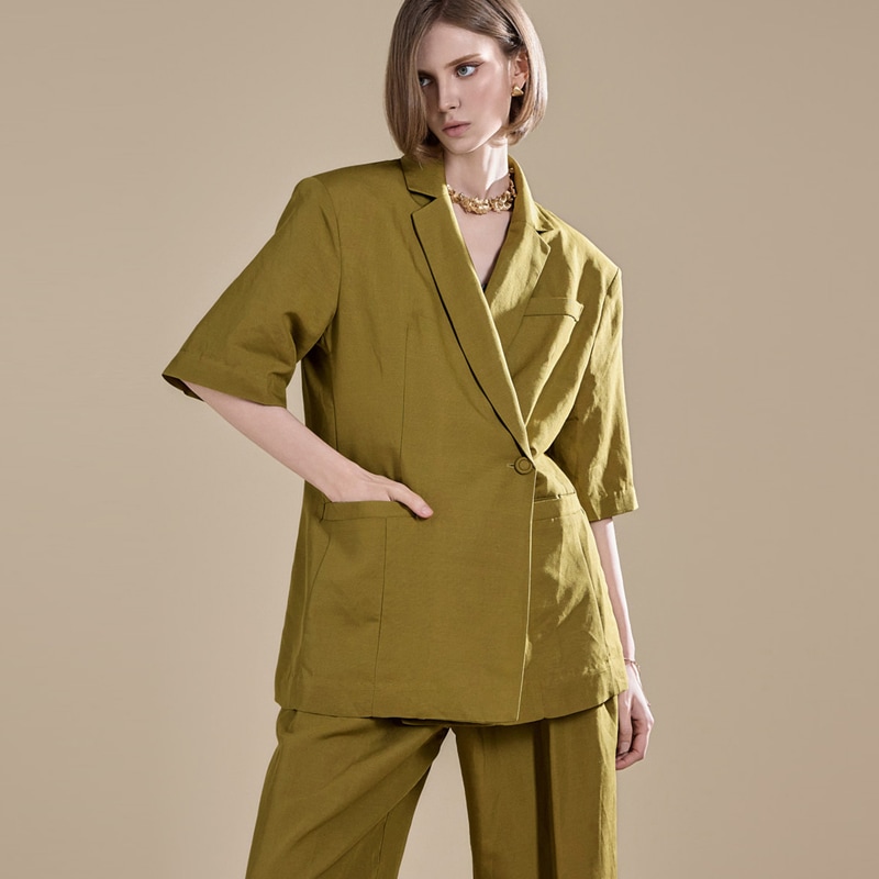 J2334 リネン ジャケット