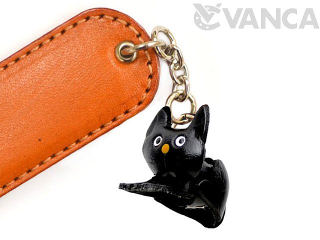 黒ねこおすわり ペーパーナイフ レザー/本革 VANCA/バンカクラフト