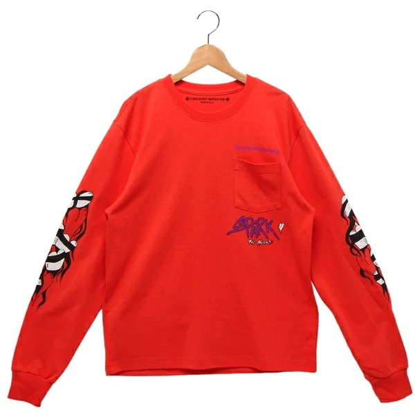 Tシャツ カットソー ロンT レッド メンズ 308763 RED