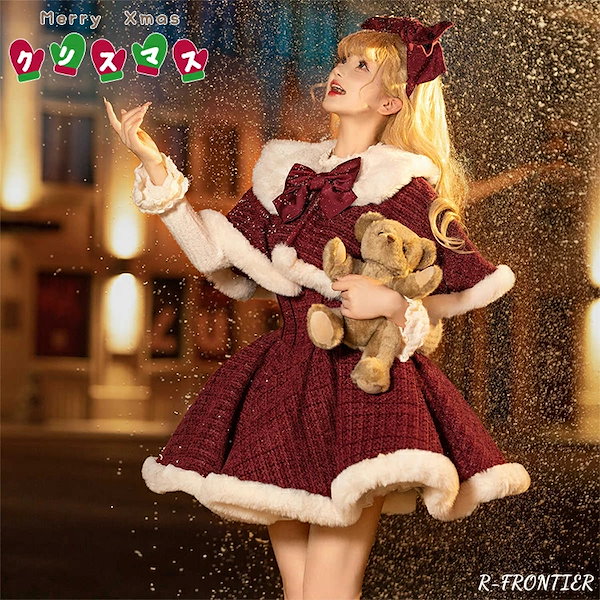 甘ロリ ドレス ゴスロリ フリル ロリータドレスJSK サスペンダードレス
