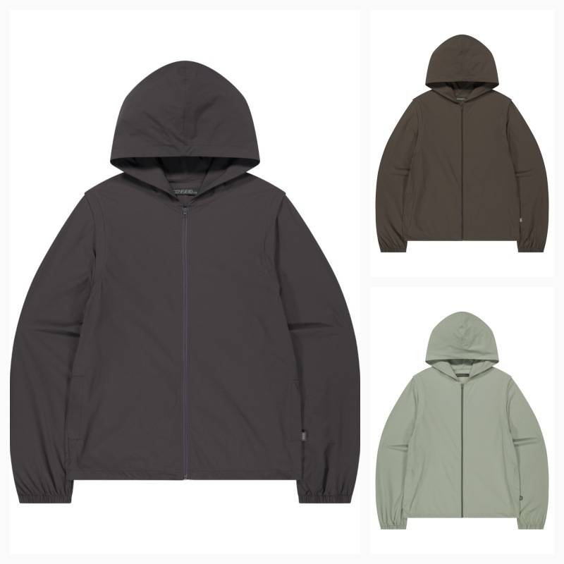 【COYSEIO】26SS 038 2WAY LIGHT WINDBREAKER : 3COLORS