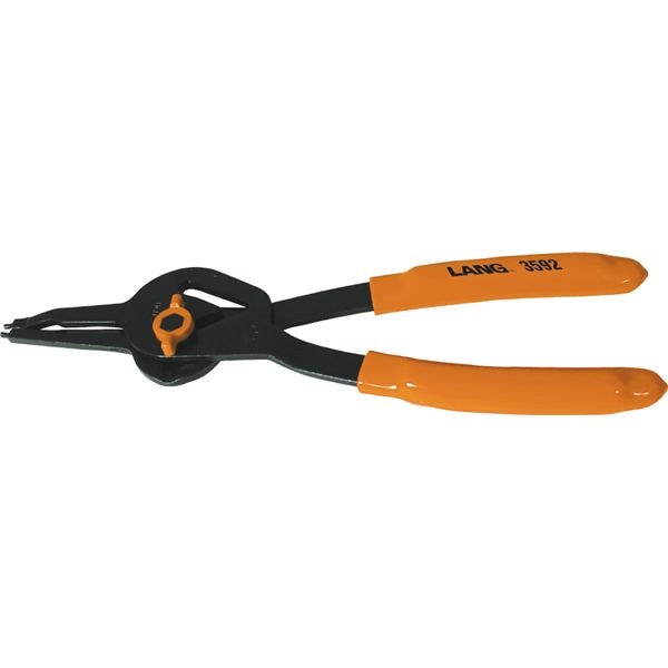 LANGTOOLS ラングツール スナップリングプライヤー 軸穴兼用 ストレート 全長235mm 穴リング46～76.2mm 3592 工具 ツール DIY 作業工具