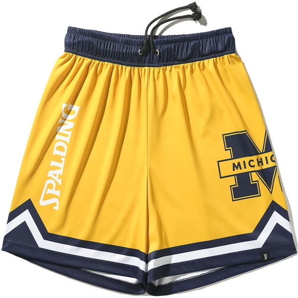 SPALDING スポルディング ジャージーショーツ ミシガン ライン バスケットボール WUPニットハーフ 3／4パ SMP25023M-7000