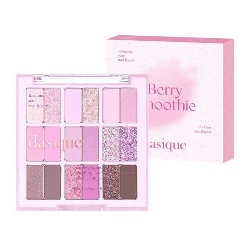 【迅速発送】Dasique 「公式」デイジーク #18 Berry Smoothie 18 ベリースムージー 9色アイシャドウパレット/アイシャドウ/涙袋メーカー/アイシャドウパレット
