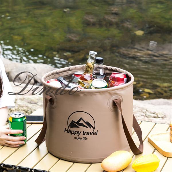 20L 洗車 大容量 キャンプバケット アウトドア用 メーカー直販折り畳みバケツ お釣り 防水バケツ 水桶 釣り用 10L キャンプ用品 車載