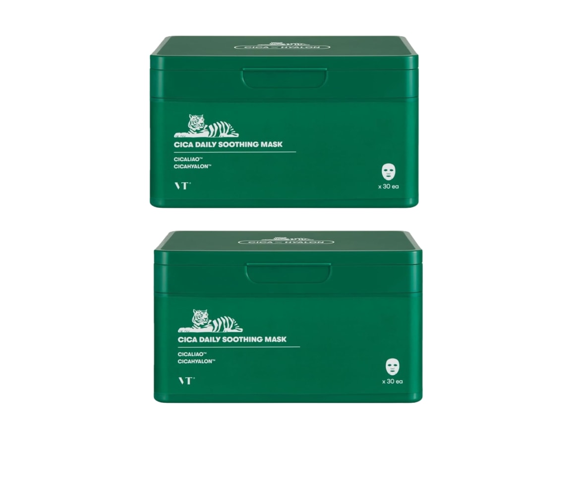 ブイティコスメテックス シートマスク 30枚入り 2箱セット フェイスマスク スキンケア CICA デイリースージングマスク パック