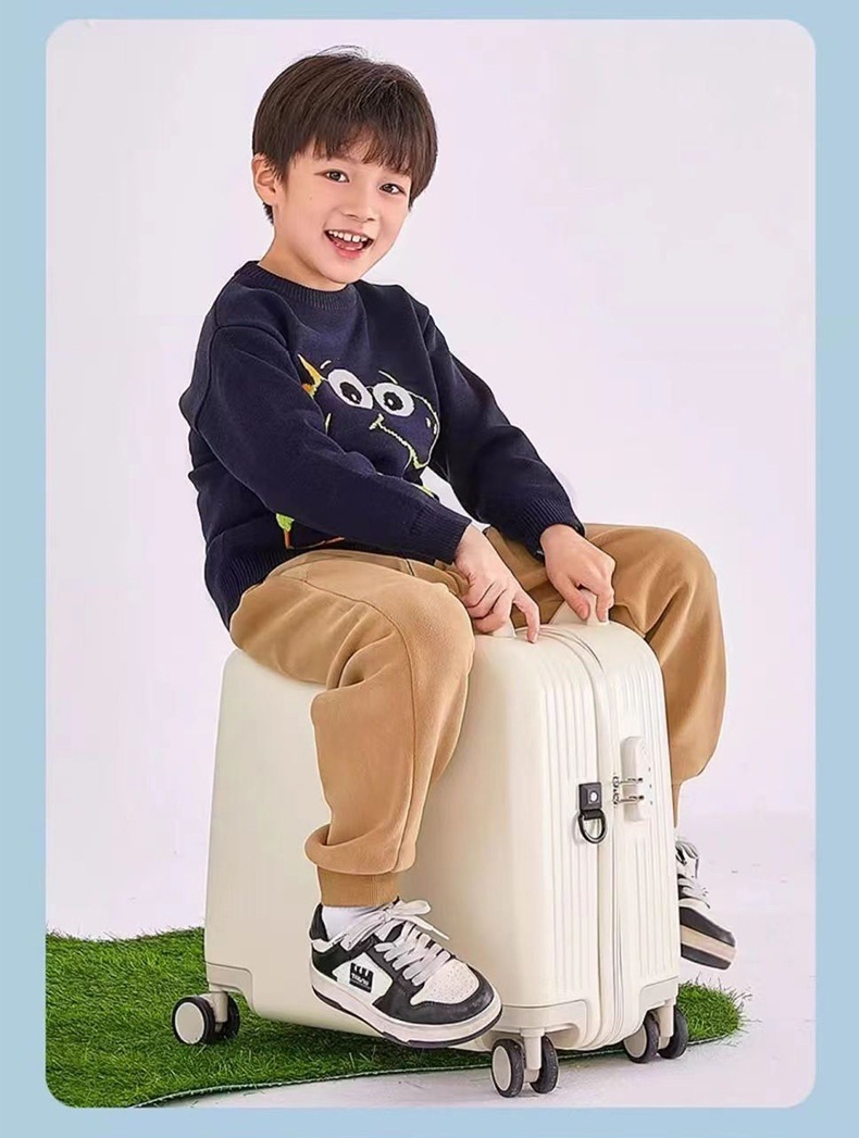 スーツケース 機内持ち込み 軽量 子供が乗れる 静音 キッズキャリーケース 乗れる ロック 大容量 猫耳のデザイン 観光 出張 修学旅行