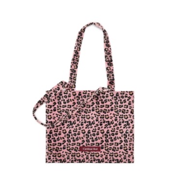 [正規品, SNS人気] ECO LEOPARD BAG- pink, cream, khaki