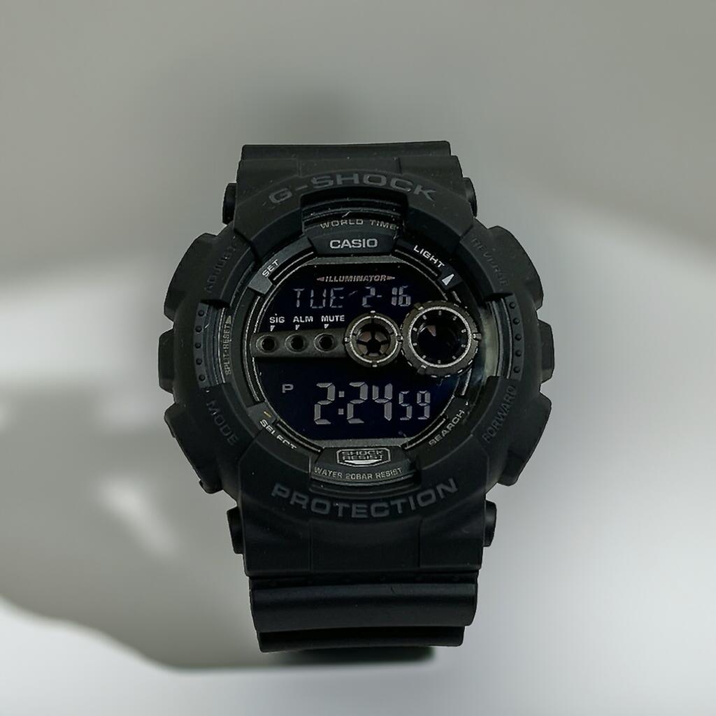 国内正規品 新品 Gショック G-SHOCK カシオ メンズウオッチ gショック アナデジ GD-100-1BJF プレゼント 腕時計 ラッピング無料 感謝の気持ち g-shock メッセージカード