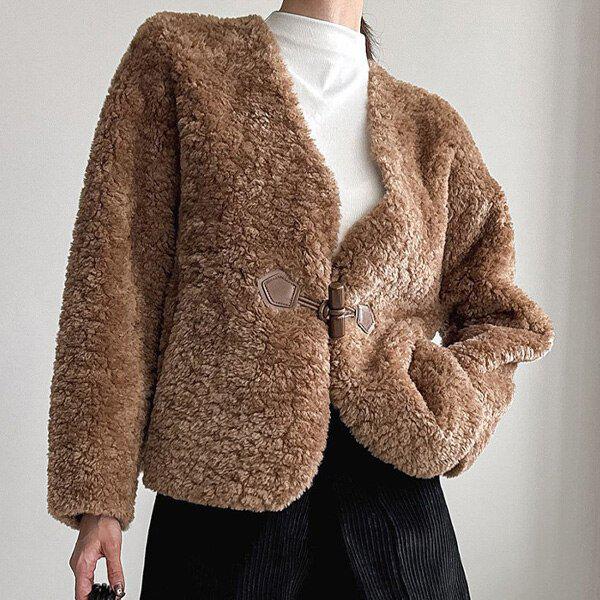 (OT)25-902ダンブルファージャケット 冬 女性 ジャケット