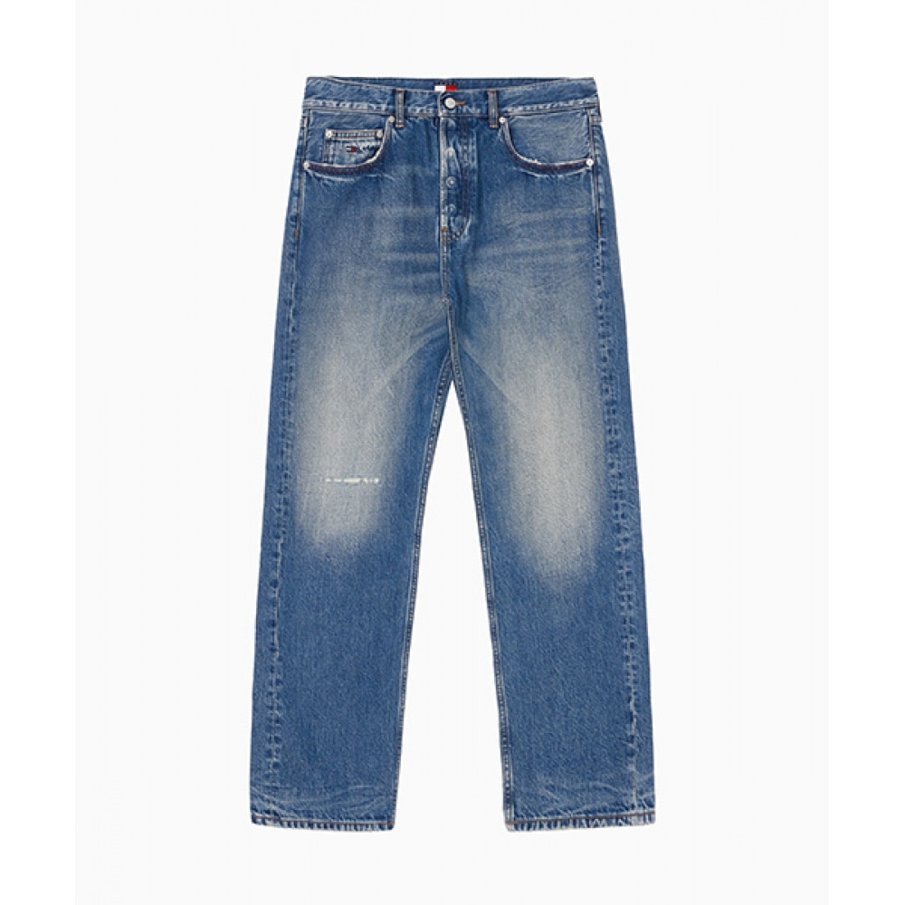 トミージーンズオーティスレギュラーストレートデニムパンツ (T32F0NEA14TMT11BK)