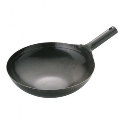 山田工業所 鉄 打出片手中華鍋(板厚1.6mm) 33cm ATY9233