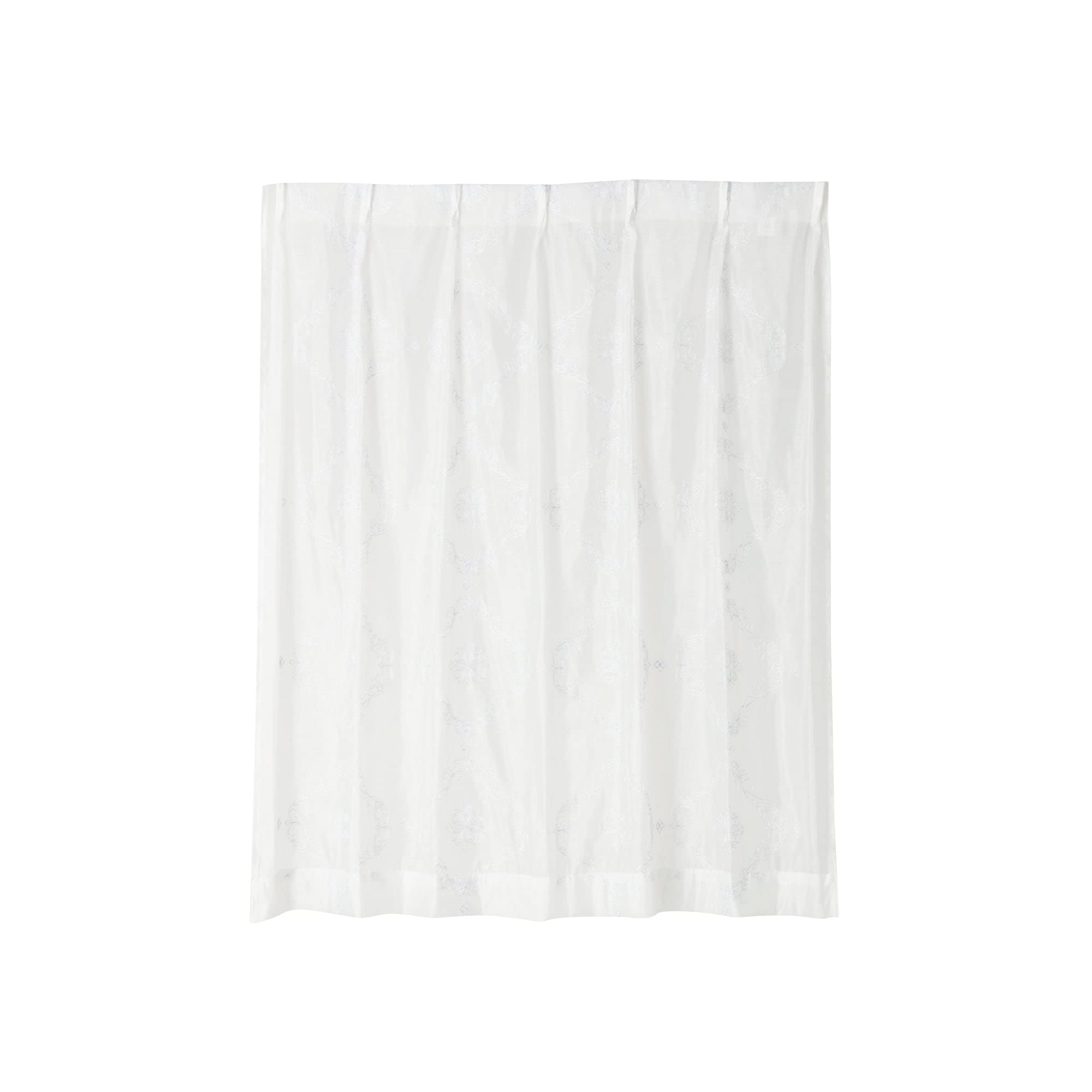 Francfranc フランフラン リマニフィ レースカーテン H133×W100cm ホワイト（レース