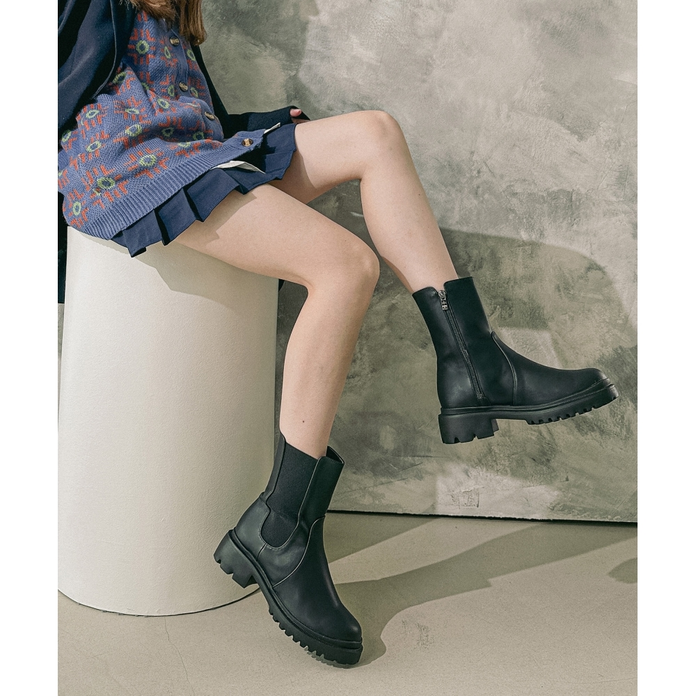 10 日間の MAC MOC プロダクション トムチャンキーチェルシーブーツ 5cm