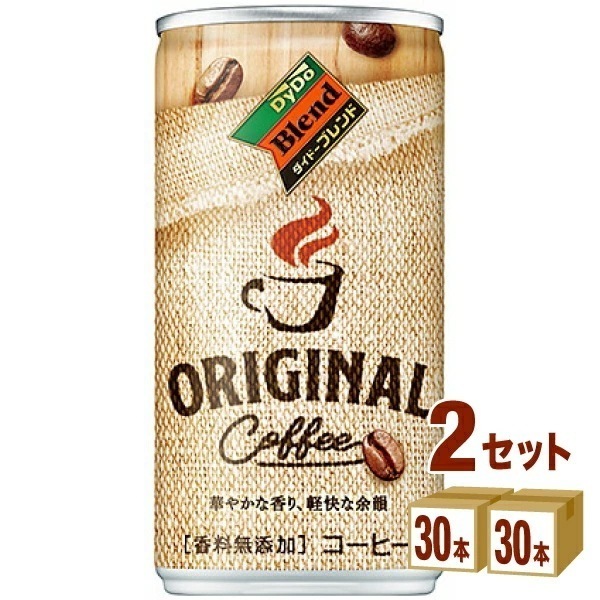 ダイドー ブレンドコーヒー 185g 2ケース(60本)
