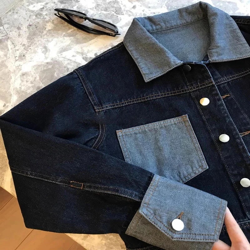 新作 おしゃれ カジュアル ショット丈 ジャケット 百掛け デニムジャケット トップス アウター 20代 おしゃれ 通勤 AWアウター