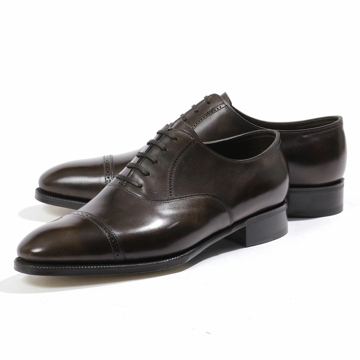JOHN LOBB ジョンロブ PHILIP 2 MUSEUM CALF 506180L 7000 E フィリップ2 レザーシューズ オックスフォード 革靴 ビジネス DARK-BROWN 靴 メンズ
