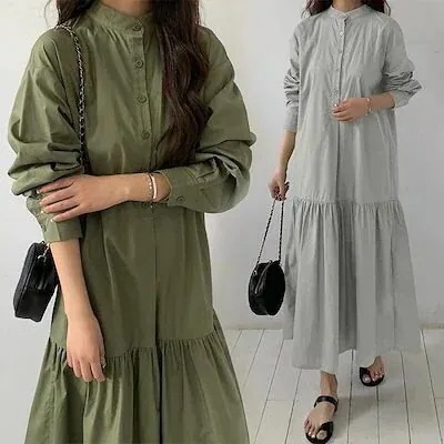 新规入荷続々 キャミワンピースTシャツワンピース　体型カバー　無地　着痩せ　ノースリーブワンピース33リネンワンピースタイトスカートマキシスカート2721 5,186円