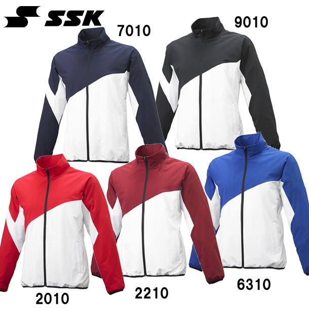 エスエスケイ SSK クロストレーニング 長袖フルZIP 野球用品 (BWC1903)