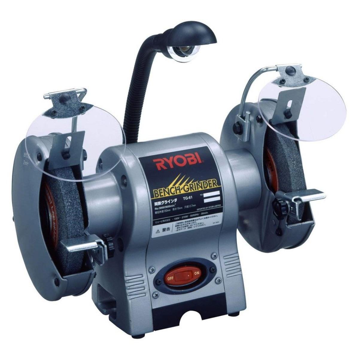 RYOBI/リョービ 両頭グラインダ 砥石径150mm TG-61 632500A