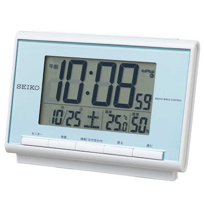 他サイト： セイコー 電波目覚まし時計 SQ698Lの商品画像