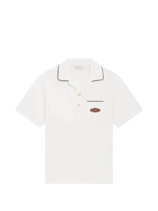 DROLE DE MONSIEUR Men Polo Shirts K PL165 CO264 OW OFF WHITE