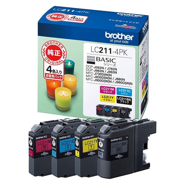 LC211-4PK [インクカートリッジ お徳用4色パック]