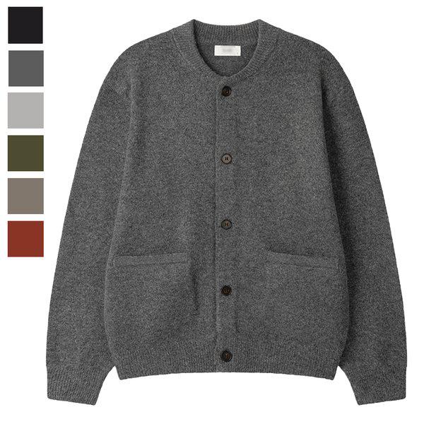 メンズアルテラウンドポケットボタンカーディガン SG-CA-Q084-チャコール