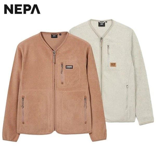 春秋用/冬用 女性用 ふわふわフリース ネックレス カーディガン ジャケット - 7L86164