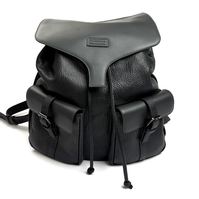 Emporio Armani エンポリオ・アルマーニ バックパック リュック・デイパック グレー Y4O458YQ80I81515 メンズ 中古 美品