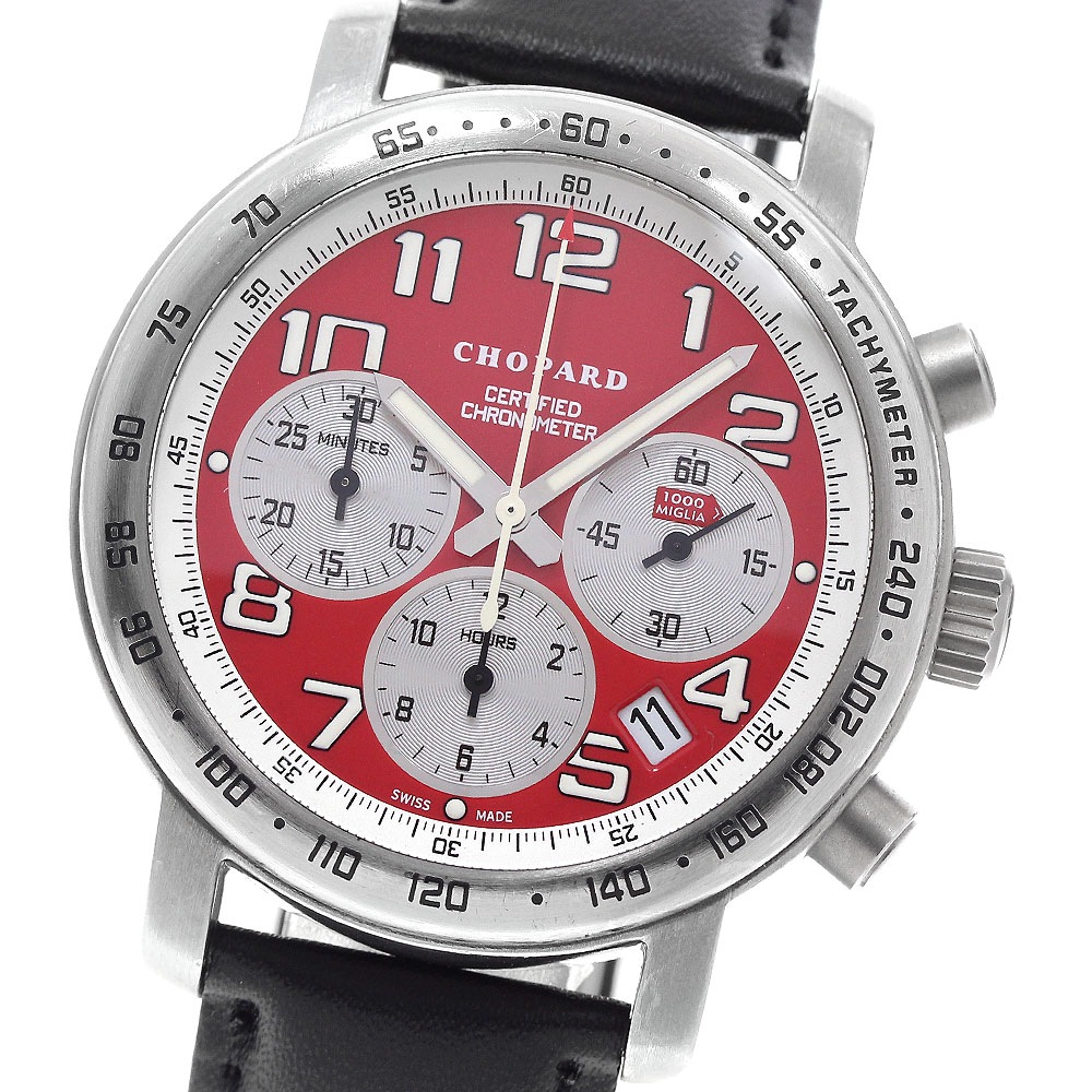 ショパール Chopard 8915 ミッレリア クロノグラフ デイト 自動巻き メンズ _950959【中古】