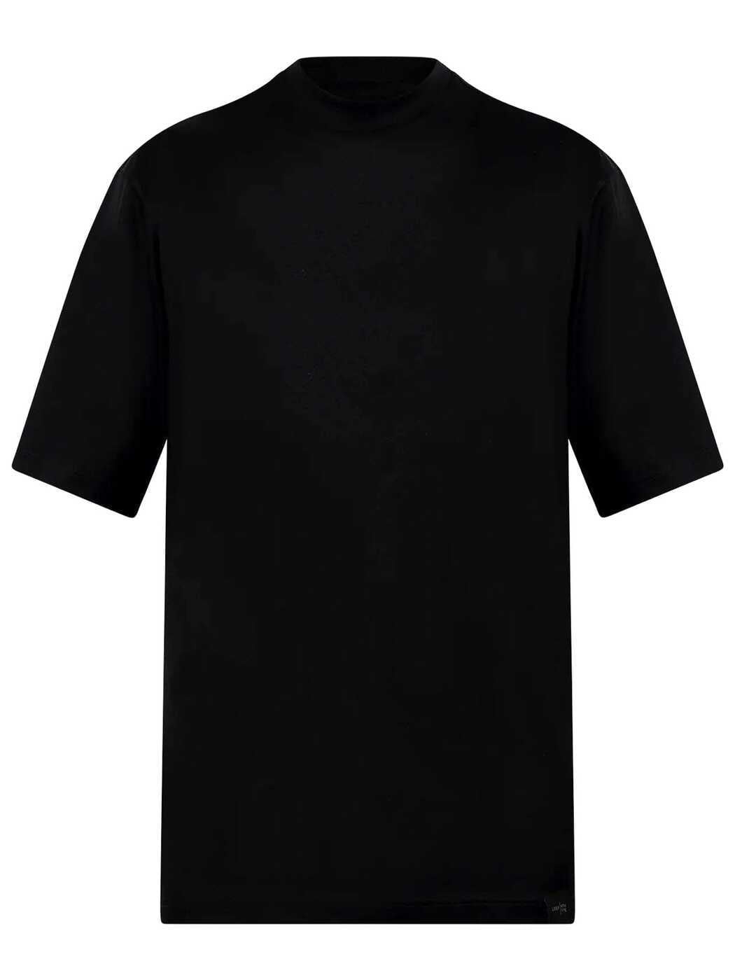 L1TFW24256531D001 ブラック 秋冬2024 Tシャツ メンズ ia