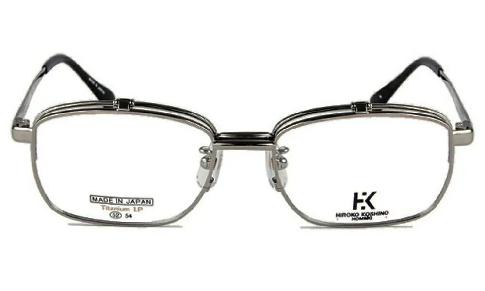 跳ね上げ ヒロココシノ HIROKO KOSHINO HK-3067 c.3(c.23) 52サイズ ＩＰライトグレー 複式 メガネ 眼鏡 めがね ハネアゲ