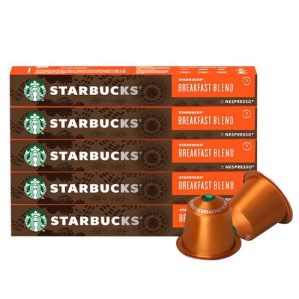 スターバックス ネスプレッソ カプセル ブラックファーストブレンド 10入 x 5個