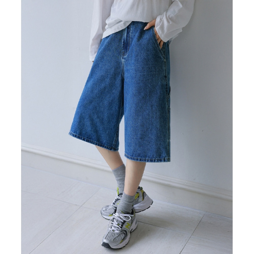 FRENCHCHIC エディシ カーペンダー バミューダ デニムパンツ