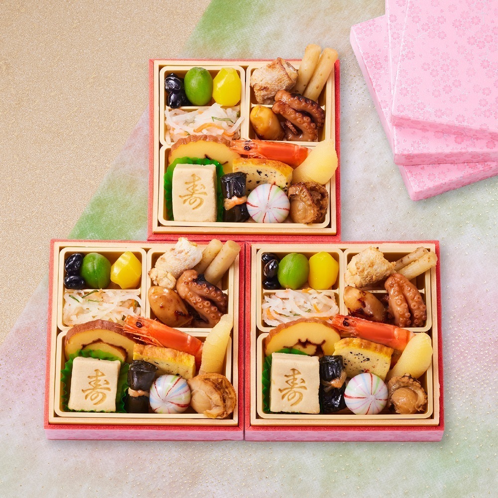 おせち 早割 予約 おせち料理 板前魂の小桜パーティーおせち 3個セット（和風3個） ミニ 一段重 ミニおせち 0.7人前×3個 16品目 1人前 3人前 御節 送料無料 2025 2026