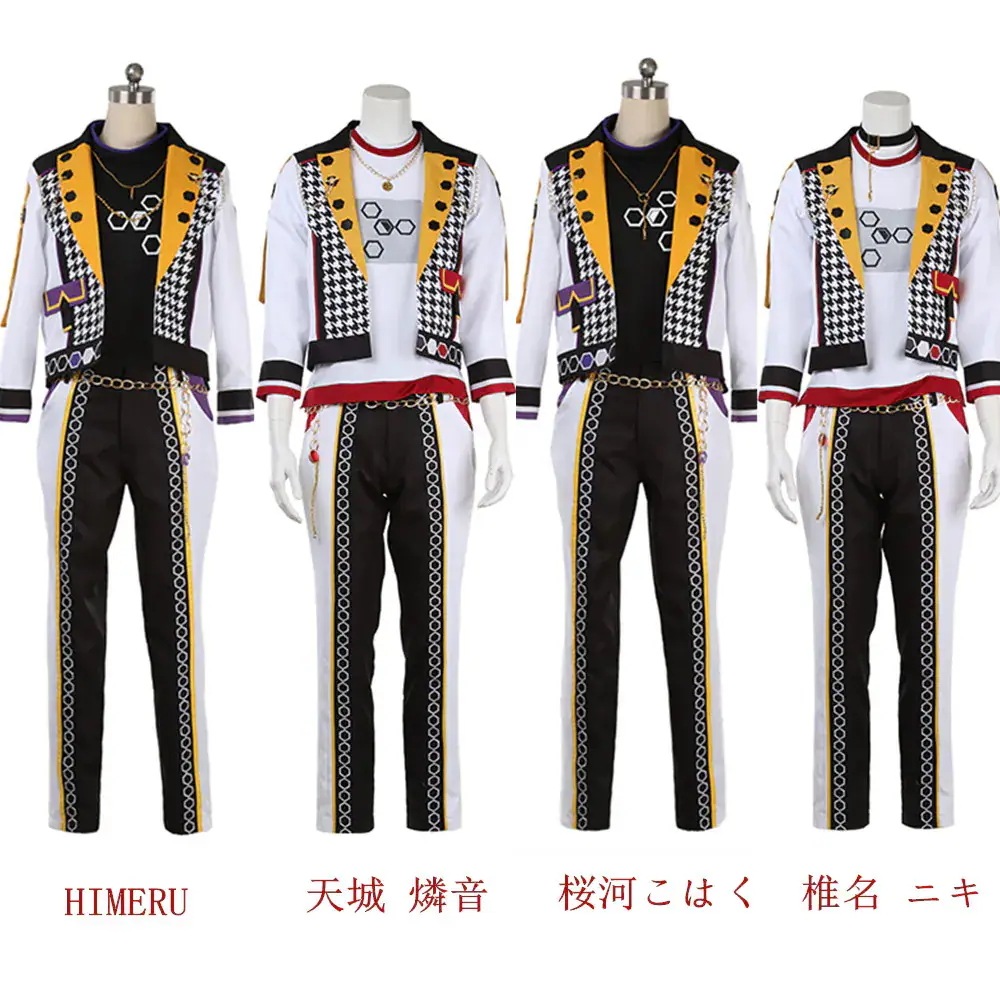 Ensemble Stars あんさんぶるスターズ ユニットソングCD Crazy:B HIMERU 天城 燐音 桜河こはく 椎名 ニキ コスプレ衣装 コスチューム期間限定30％